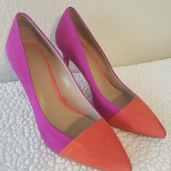 Audrey Brooke Shoes - 🌸Purple and Orange Pumps